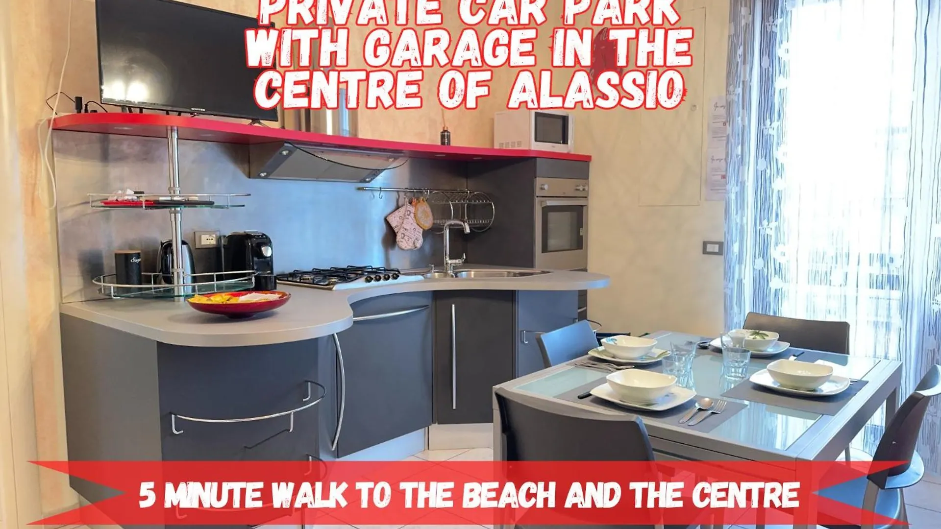 Private Garage, 300M From Sea In Alassio Centre